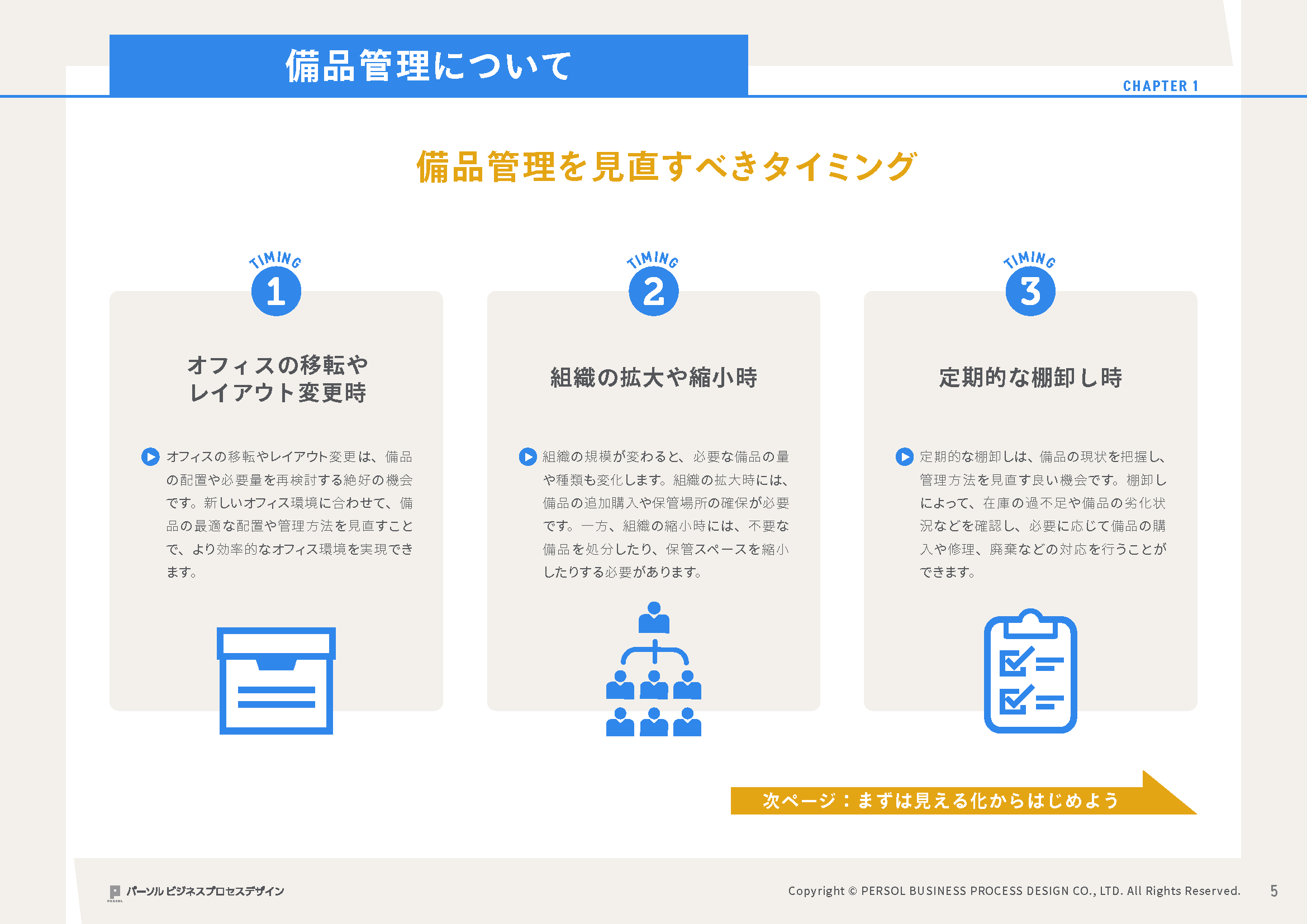 備品管理の4つのメリット
