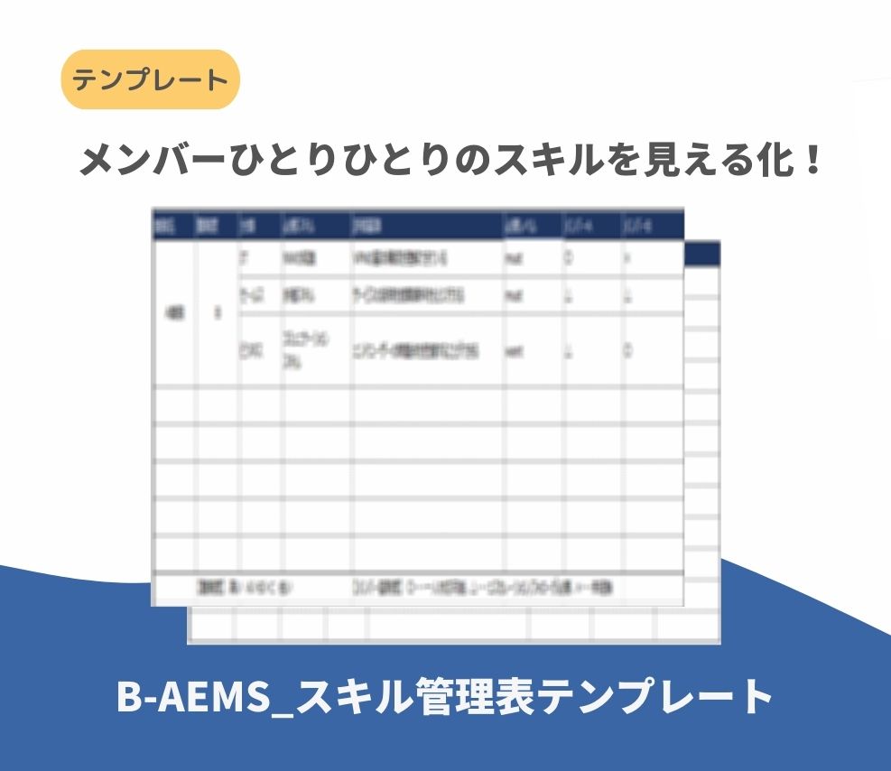 営業活動の標準化テンプレート
