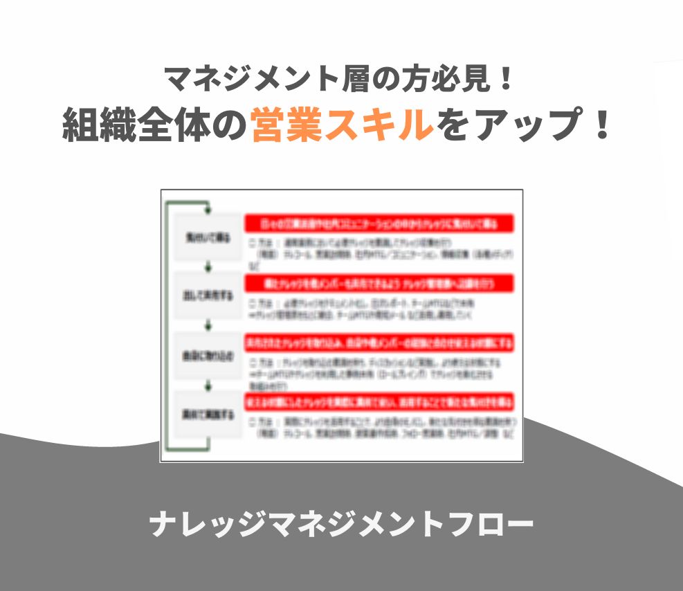 ナレッジマネジメントフロー