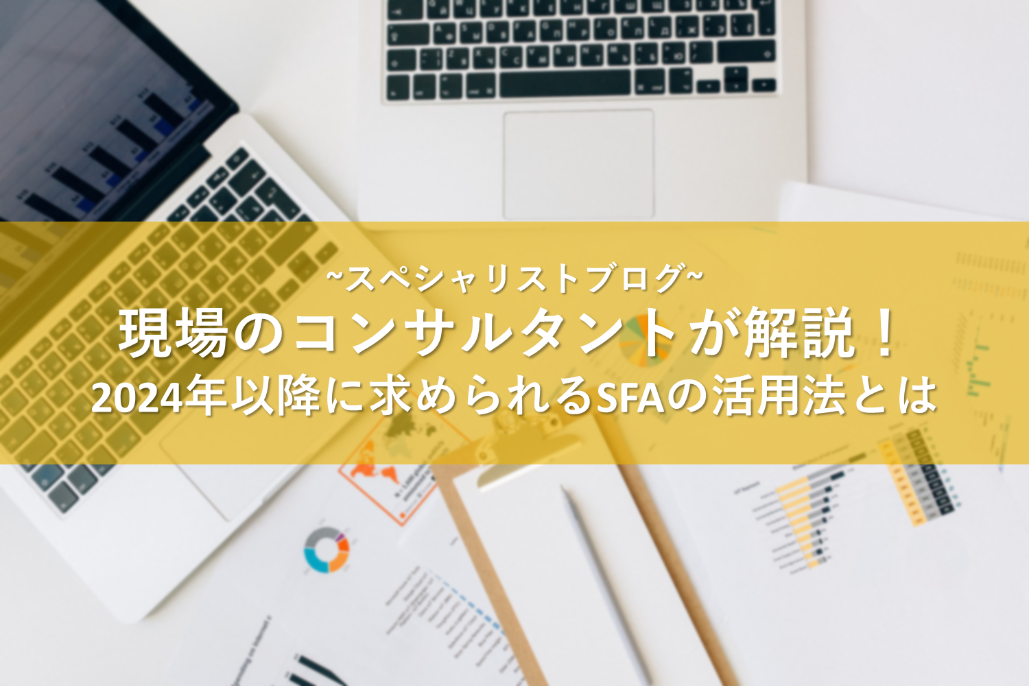 現場のコンサルタントが解説！2024年以降に求められるSFAの活用法とは