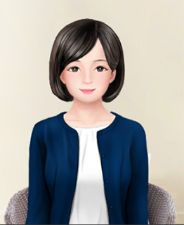 アバターのイメージ例 左：相談者