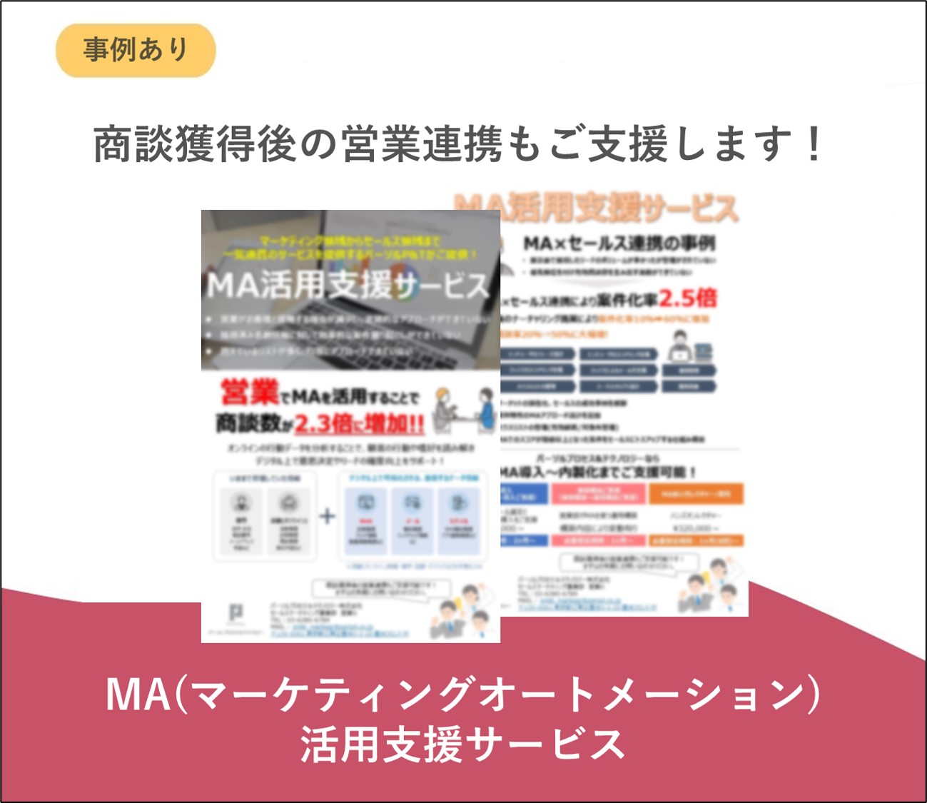 MA（マーケティングオートメーション）活用支援サービス