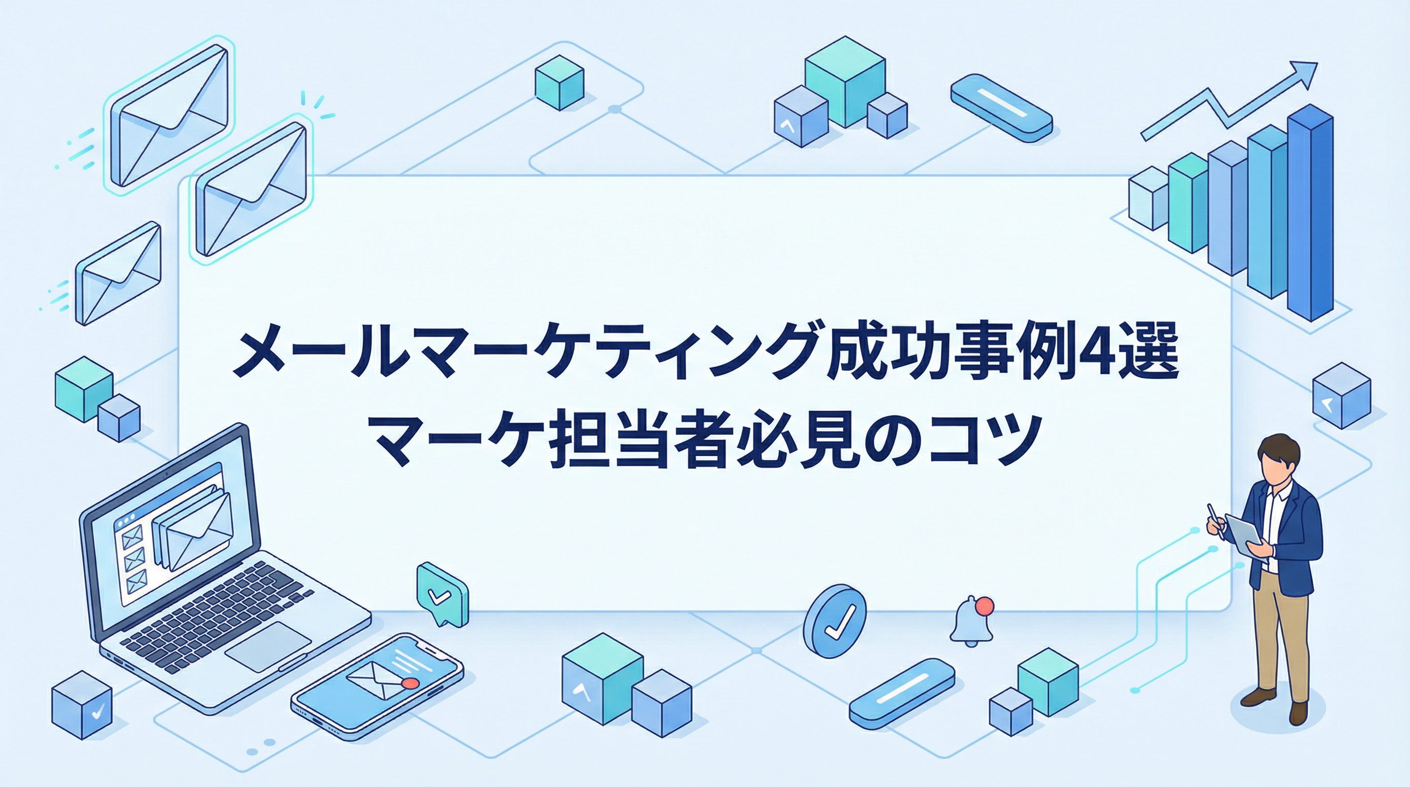 メールマーケティング成功事例4選｜成果が出ないマーケ担当者必見のコツ