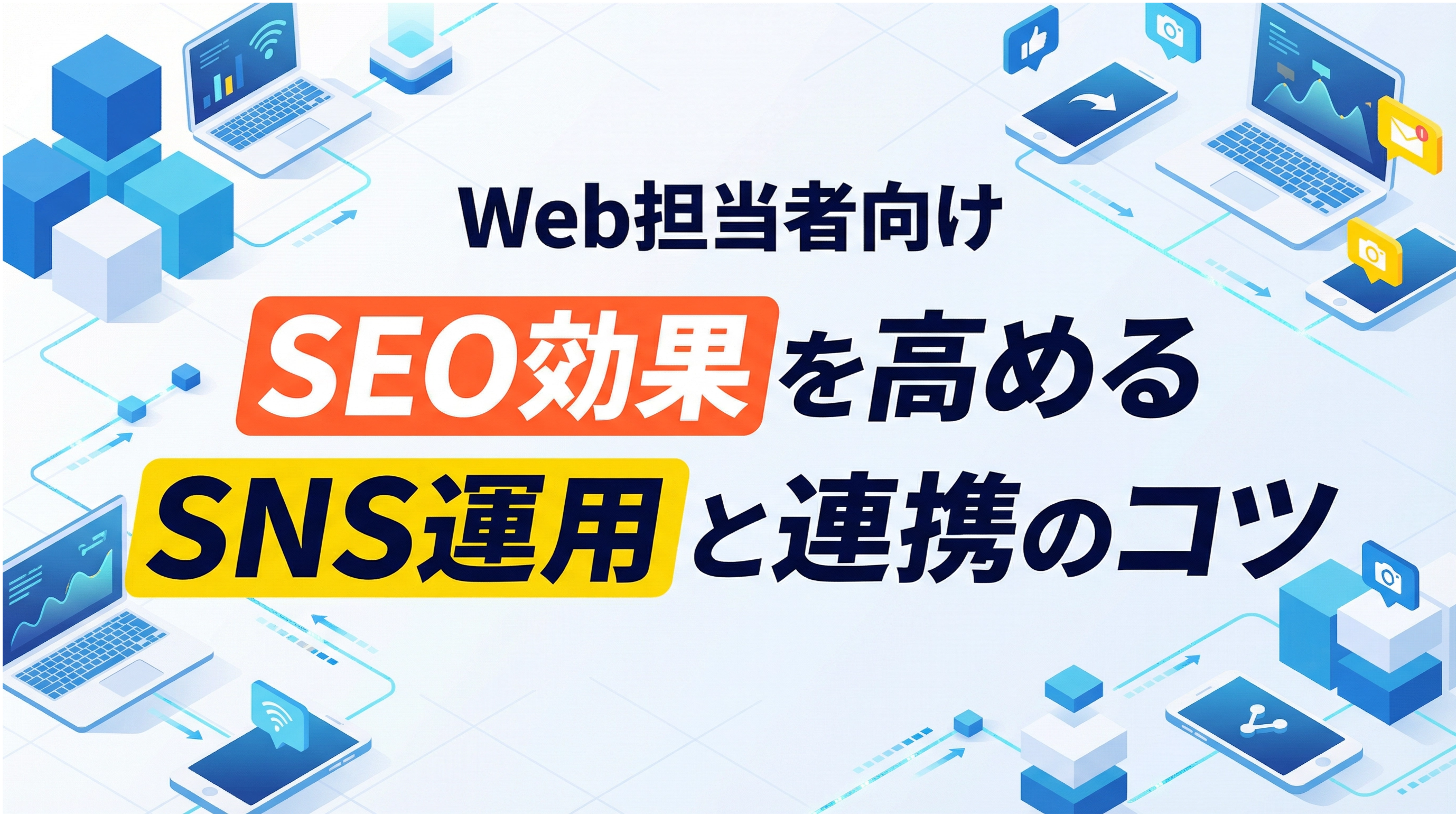 Web担当者向け｜SEO効果を高めるSNS運用と連携のコツ