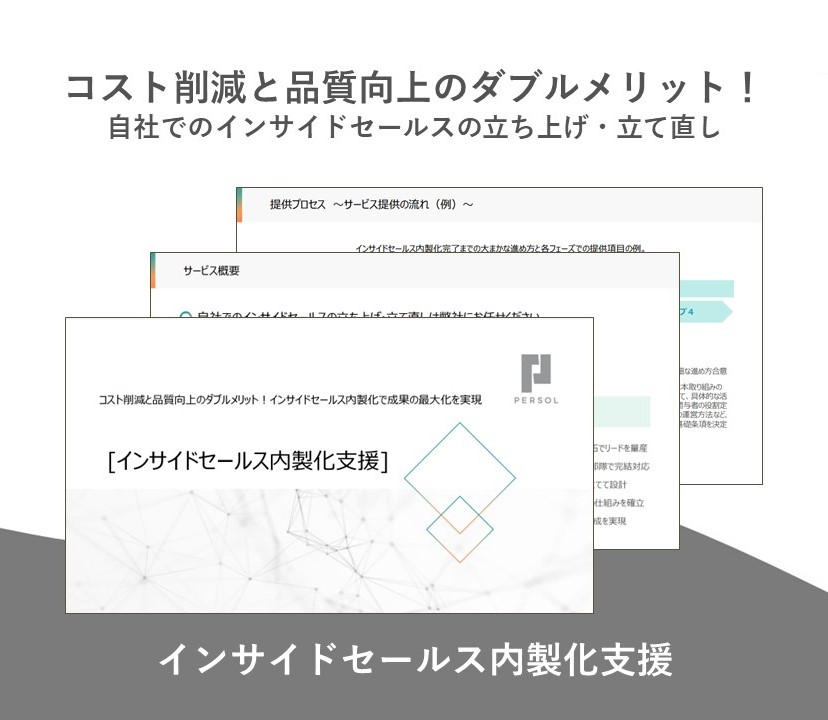 インサイドセールス内製化支援