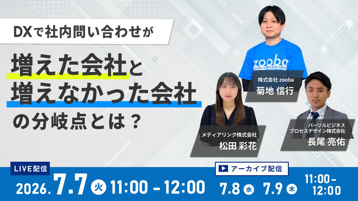 DXで社内問い合わせが増えた会社と、増えなかった会社の分岐点