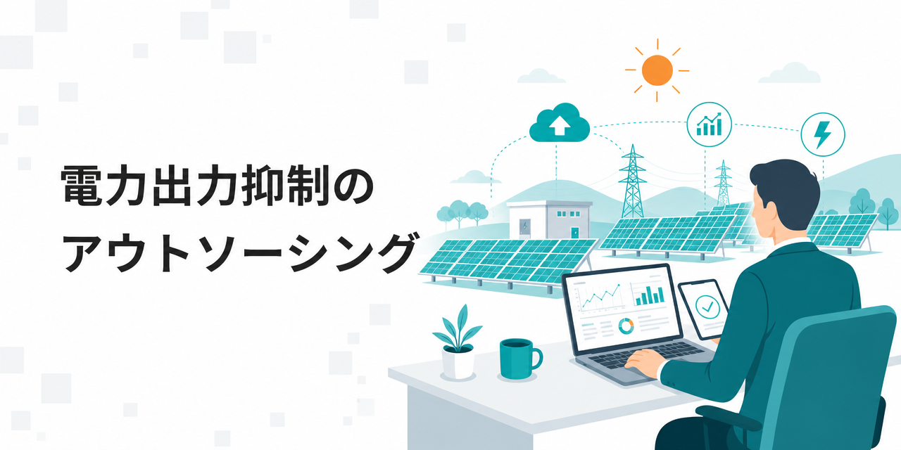 電力出力抑制のアウトソーシングとは？基礎知識から比較ポイントまで解説