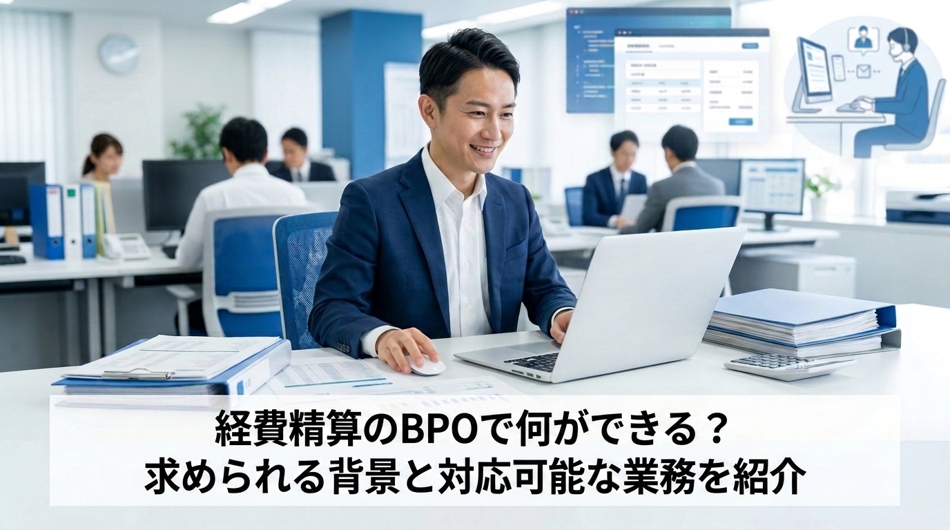 経費精算のBPOで何ができる？求められる背景と対応可能な業務を紹介