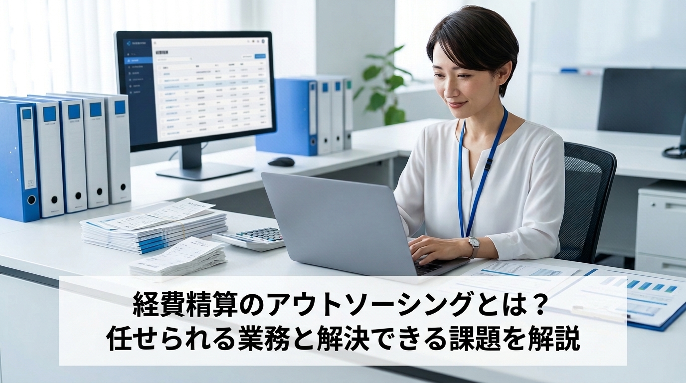 経費精算のアウトソーシングとは？任せられる業務と解決できる課題を解説