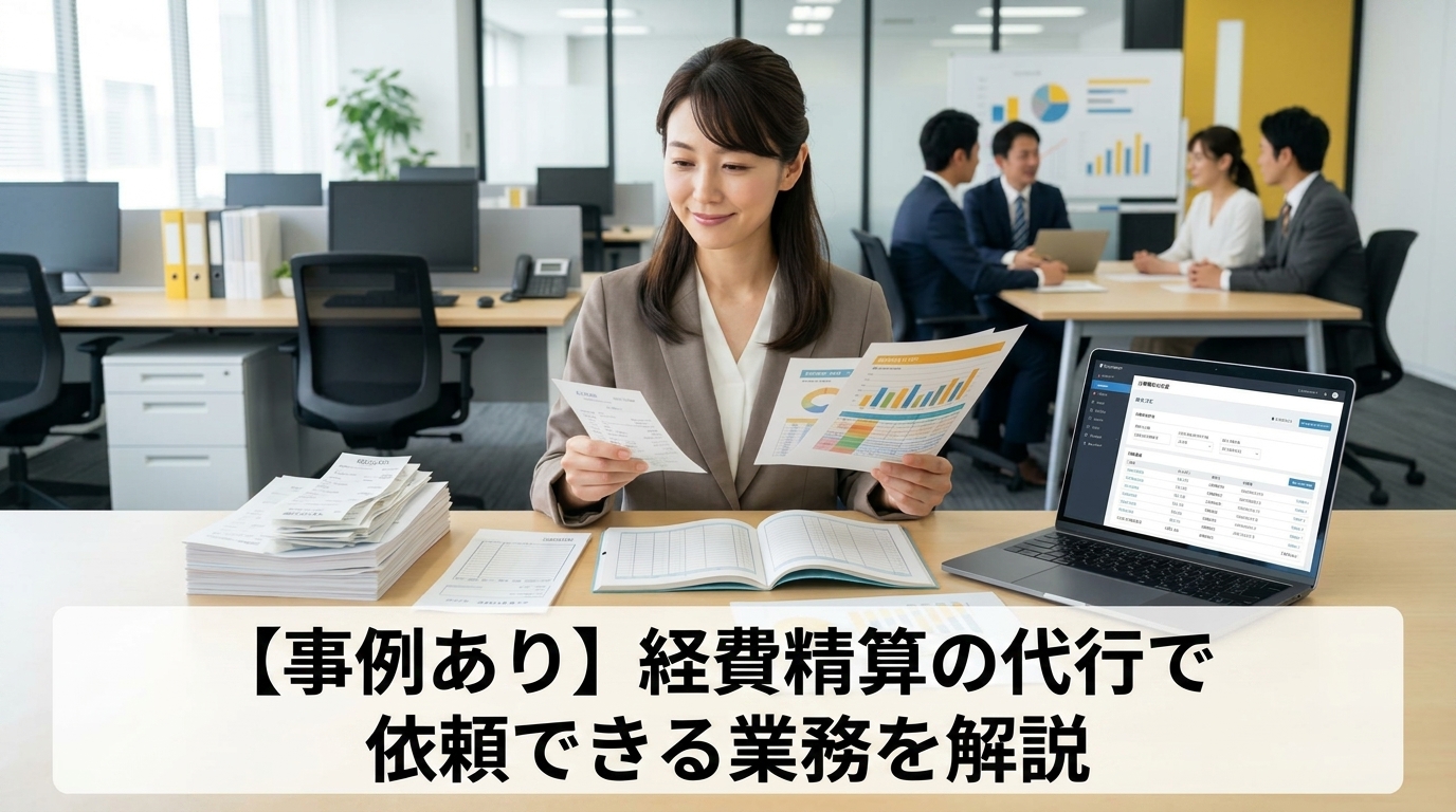 【事例あり】経費精算の代行で依頼できる業務を解説