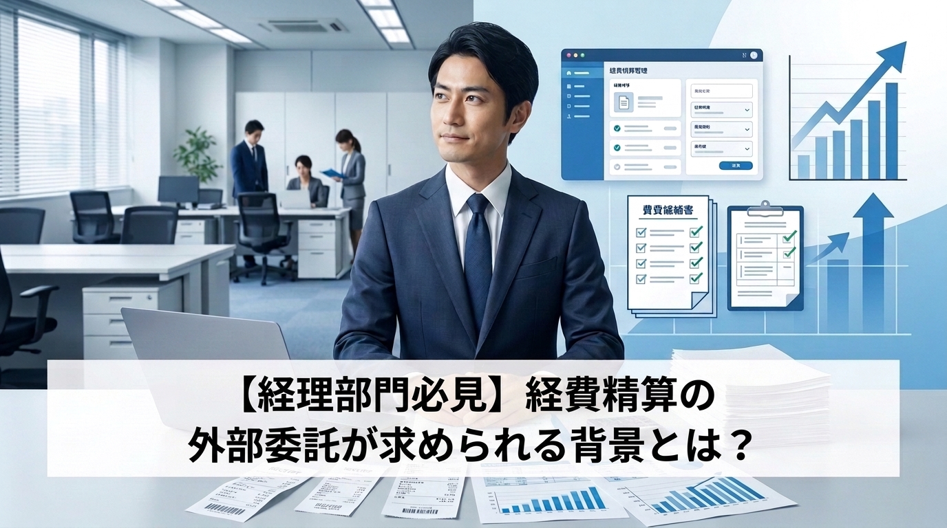 【経理部門必見】経費精算の外部委託が求められる背景とは？