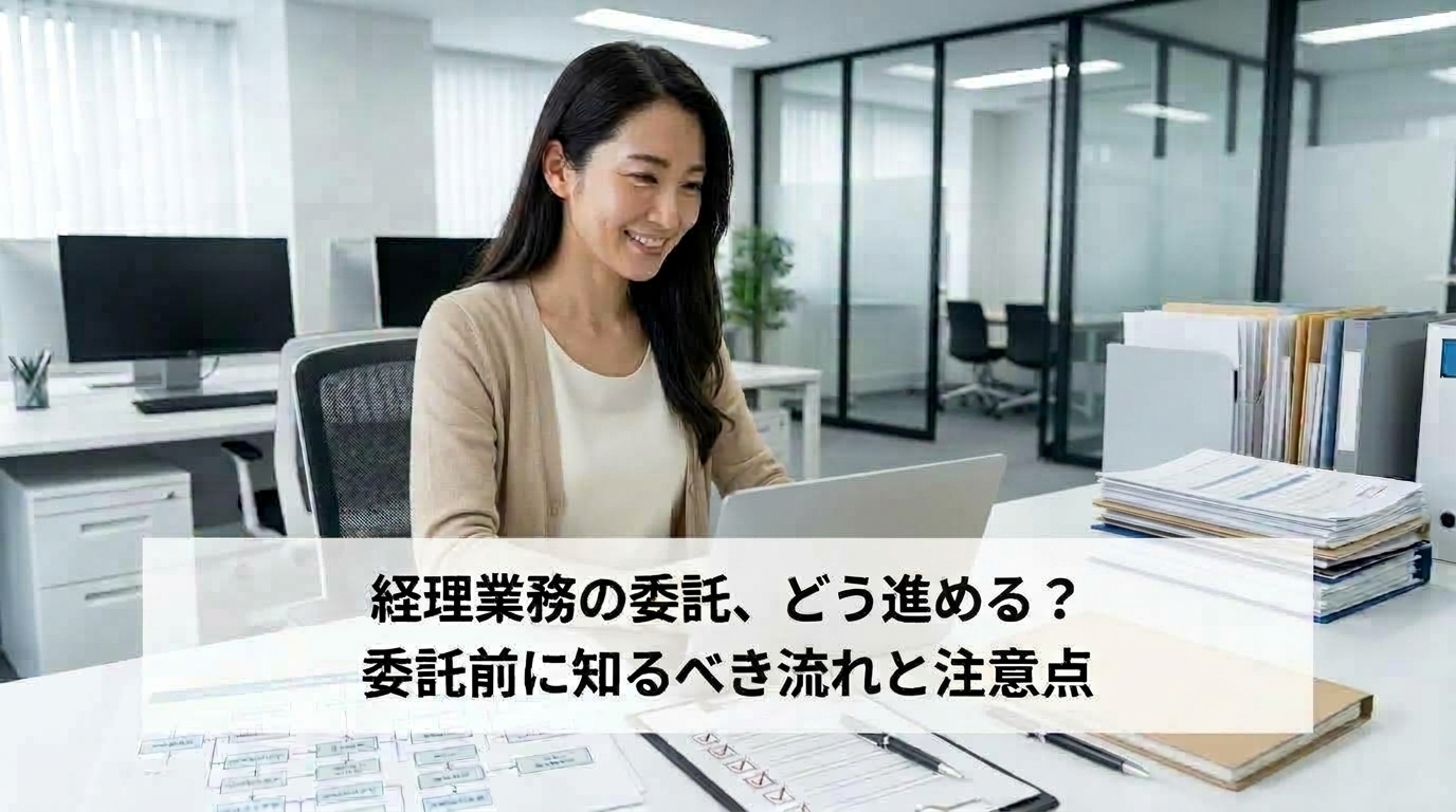 経理業務の委託、どう進める？委託前に知るべき流れと注意点