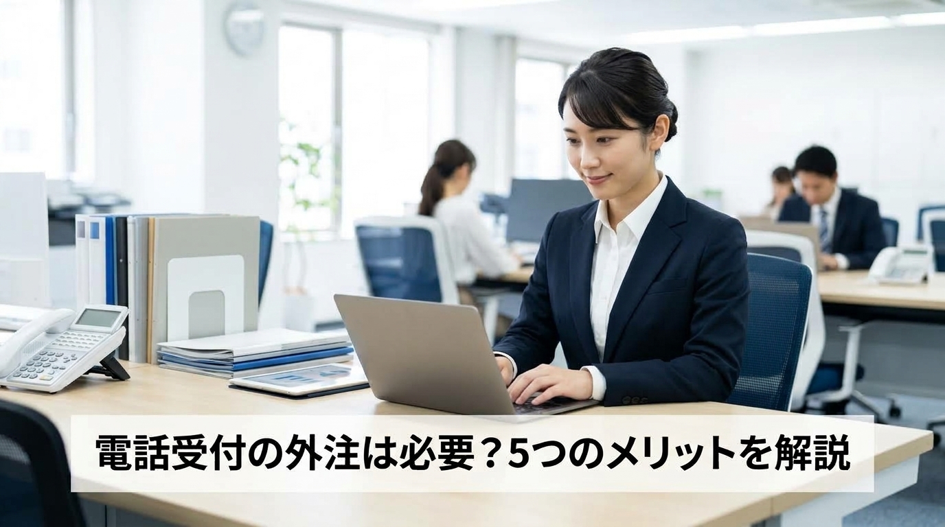 電話受付の外注は必要？5つのメリットを解説
