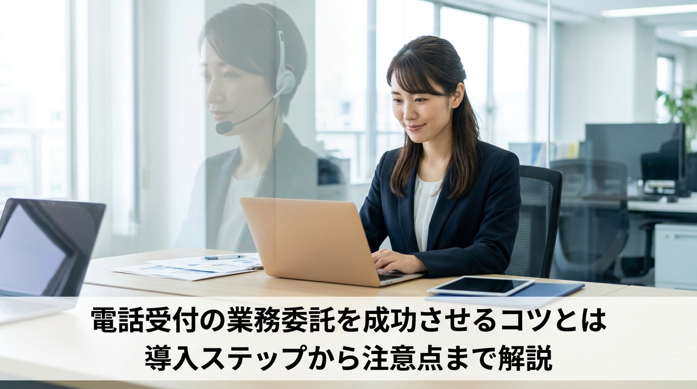 電話受付の業務委託を成功させるコツとは｜導入ステップから注意点まで解説
