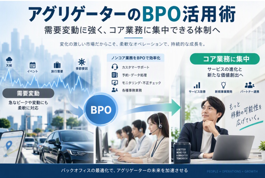 アグリゲーターのBPO活用術｜需要変動に強く、コア業務に集中できる体制へ