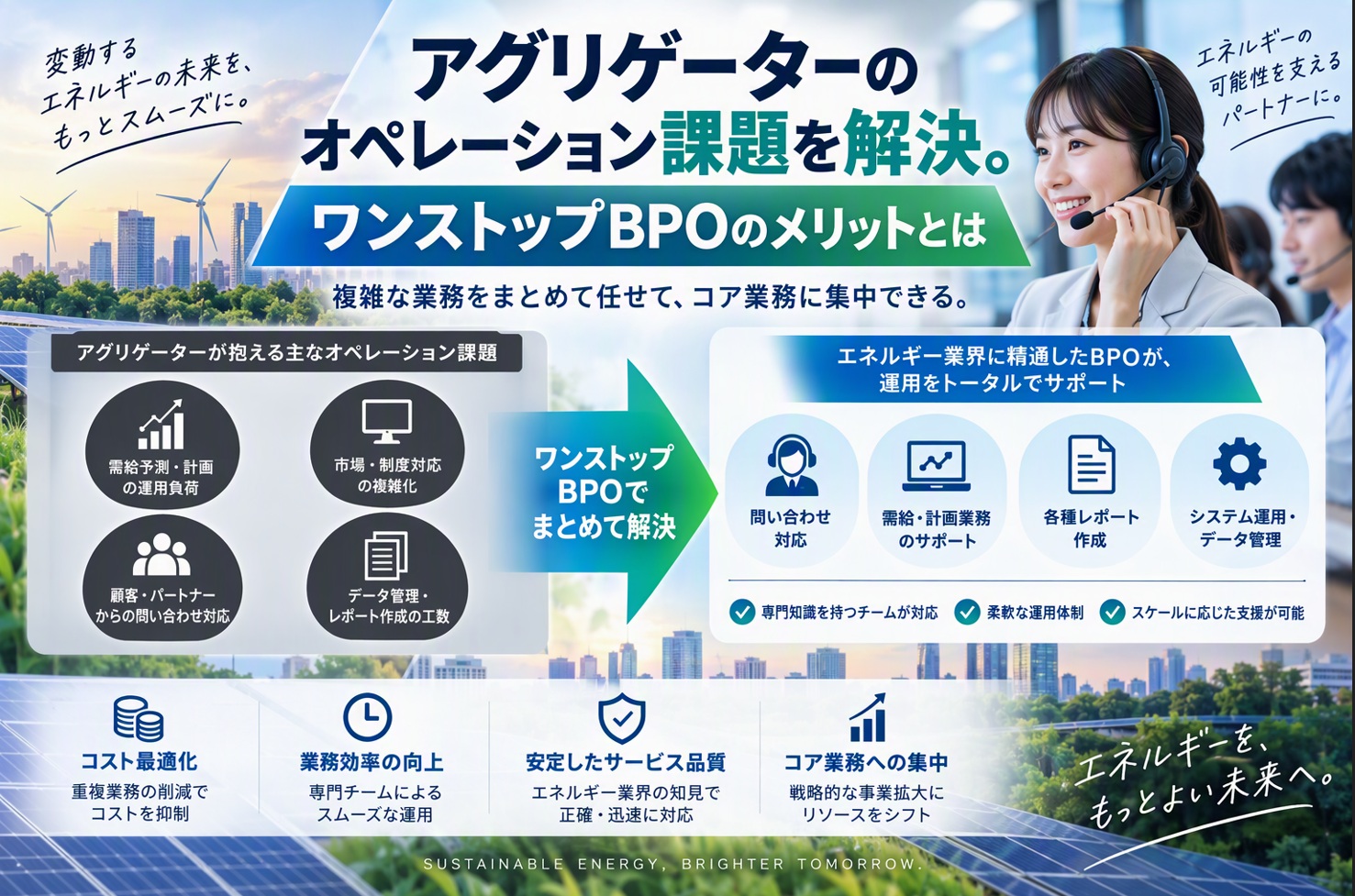 アグリゲーターのオペレーション課題を解決。ワンストップBPOのメリットとは
