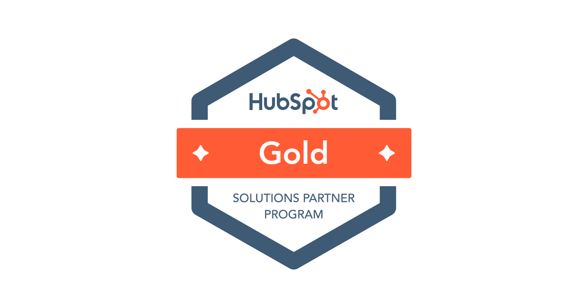 HubSpotゴールドパートナーロゴ