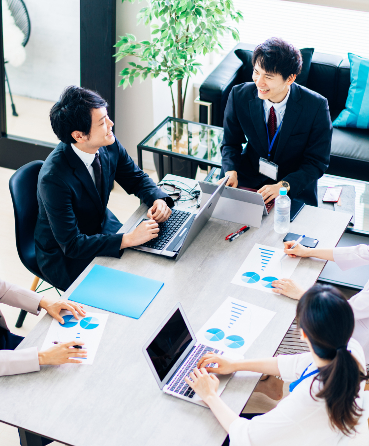 採用業務の経験が豊富なスタッフによる支援